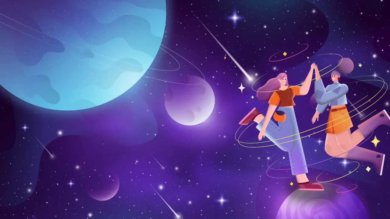 JoyJoy AI wellness app displaying daily affirmations and positive mindset features