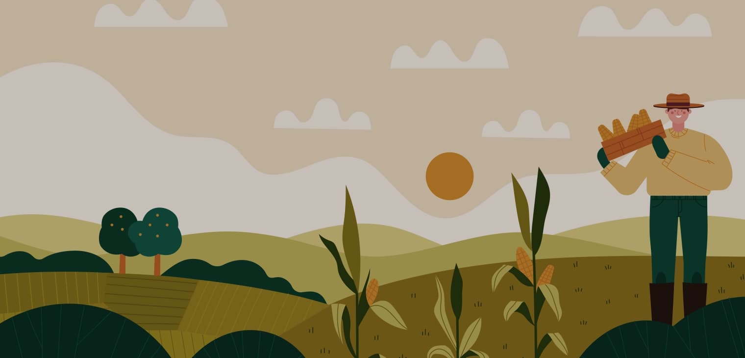 Zahra Farm smart agriculture platform showing IoT crop monitoring and organic produce marketplace