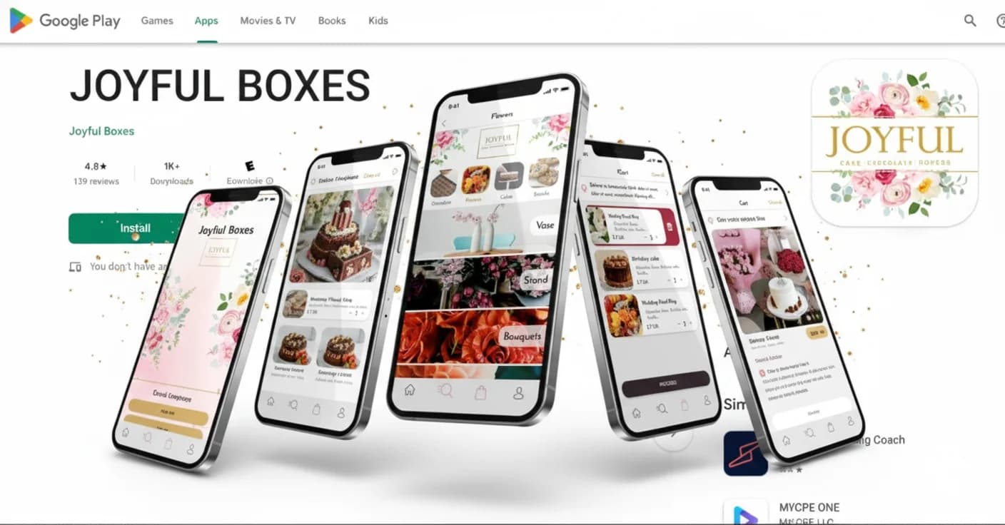 Joyful all-in-one overview showing multiple app screens